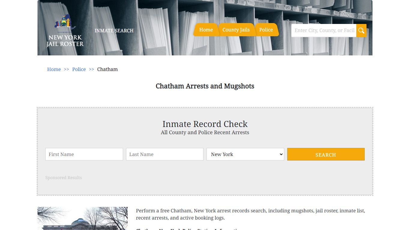 Chatham Arrests and Mugshots - Jail Roster Search